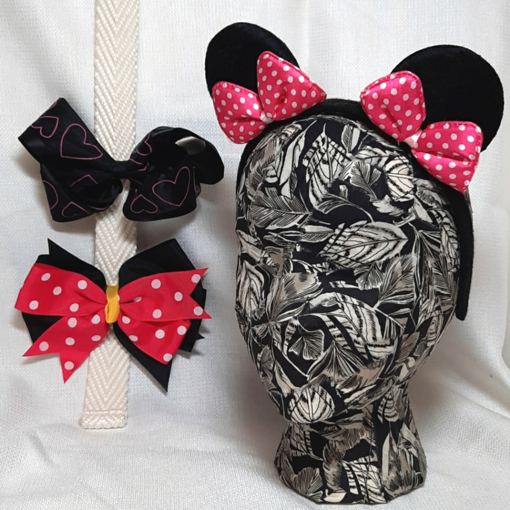 Hairband/Specialty Hair Bows☆Set of 3